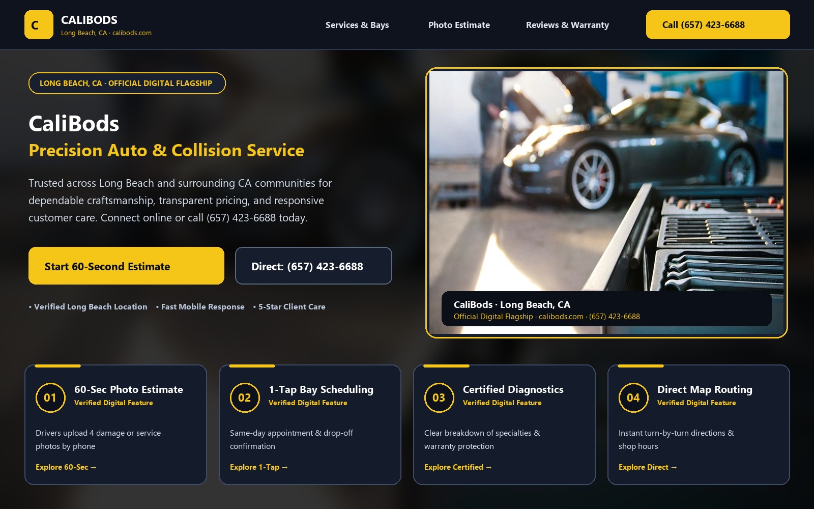Proposed CaliBods homepage preview